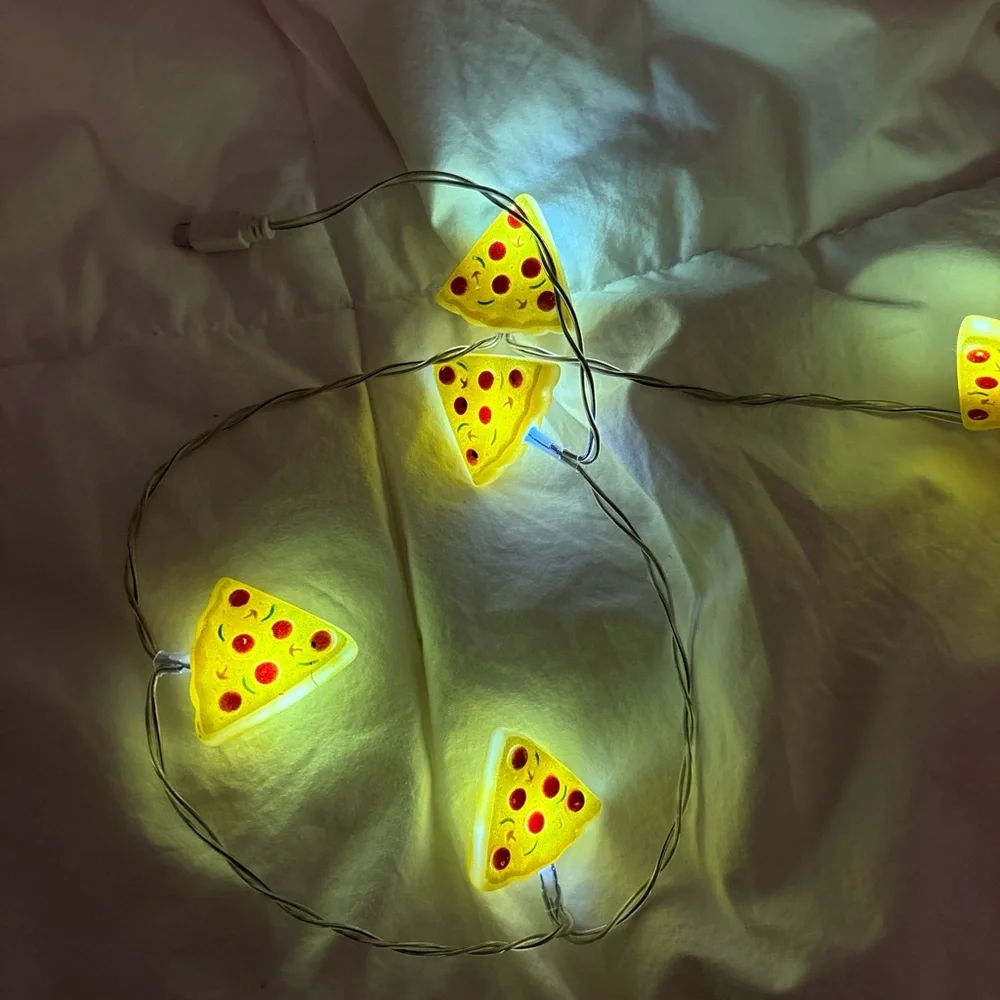 Pizza Slice String Lights